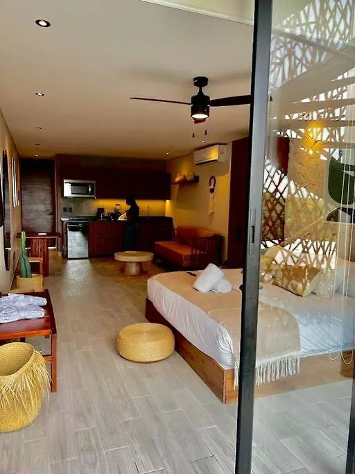 Depto Con Roof Privado A 6 Minutos De La Playa En Tulum Apartment